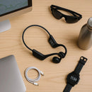 Fone Condução Óssea Bluetooth Aurix Pro - Esportes Ar Livre Resistente a Agua/Suor