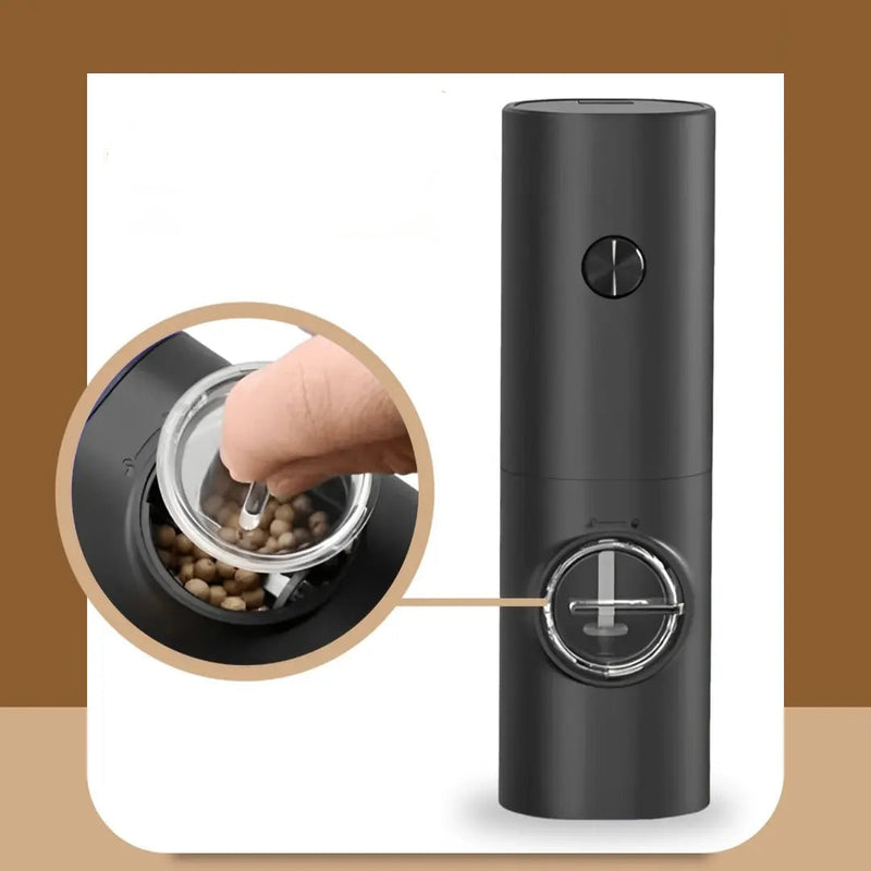 Moedor de Temperos Elétrico Premium – Moagem Rápida e Sem Esforço