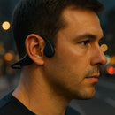 Fone Condução Óssea Bluetooth Aurix Pro - Esportes Ar Livre Resistente a Agua/Suor