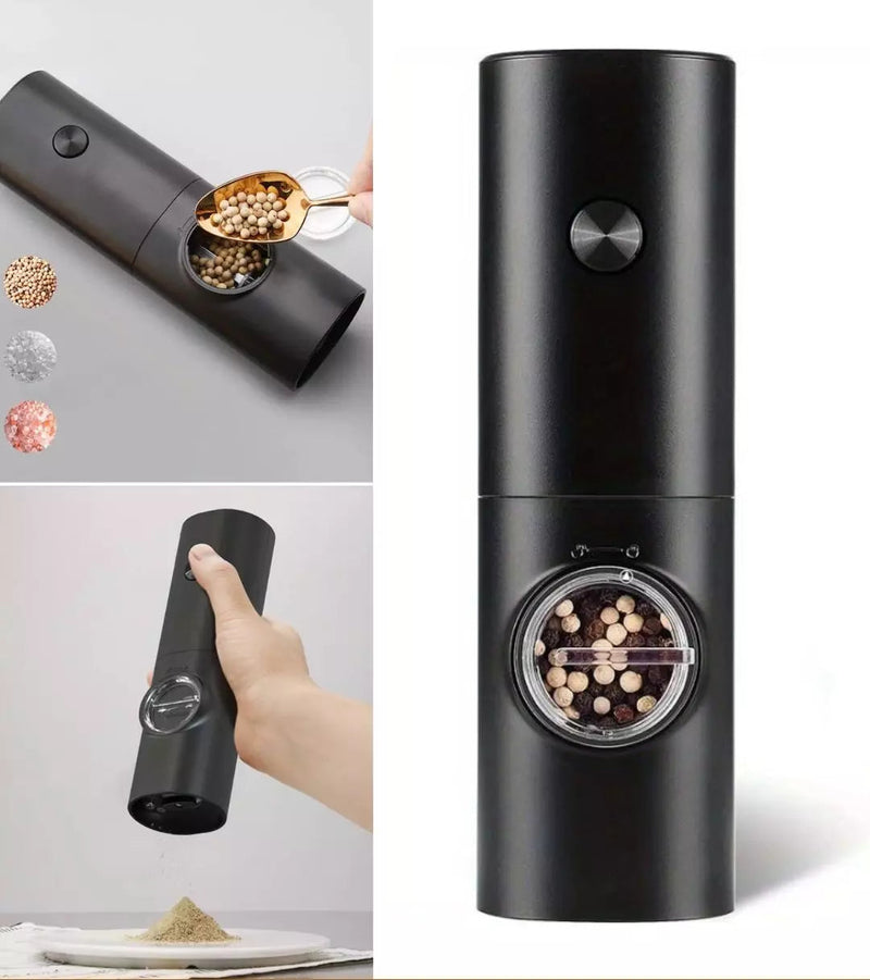Moedor de Temperos Elétrico Premium – Moagem Rápida e Sem Esforço