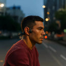 Fone Condução Óssea Bluetooth Aurix Pro - Esportes Ar Livre Resistente a Agua/Suor