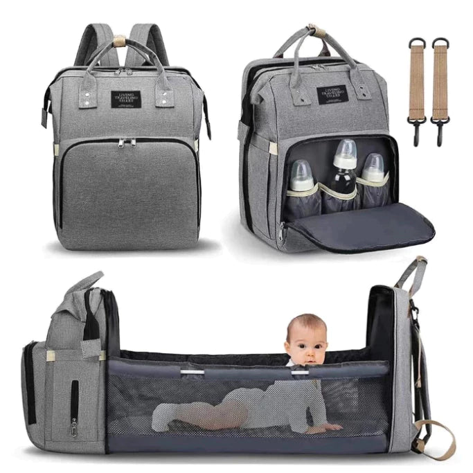 Mochila Maternidade Magic - Berço Portátil Onde Você Estiver