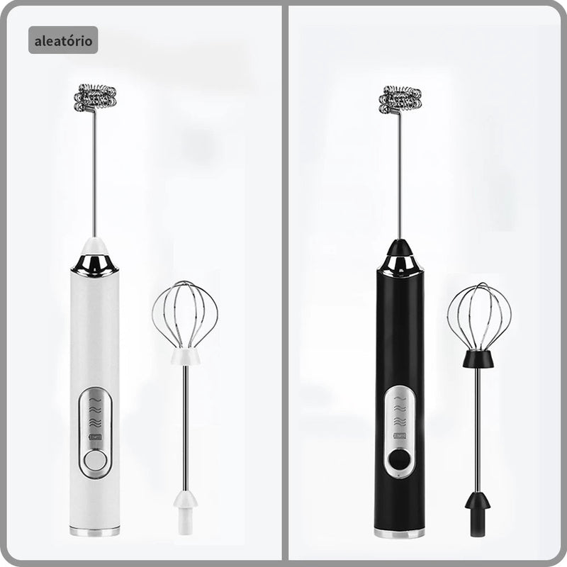 Batedor Misturador Mixer Elétrico Portátil - Bebidas Cremosas em Segundos
