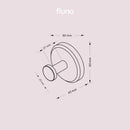 Ventosa Fluno Sup – Ganchos para Banheiro e Cozinha