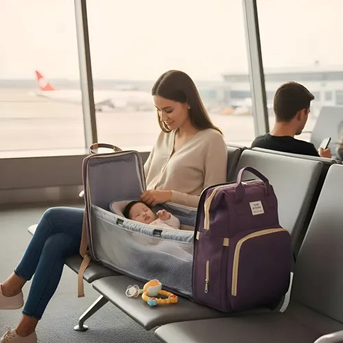 Mochila Maternidade Magic - Berço Portátil Onde Você Estiver